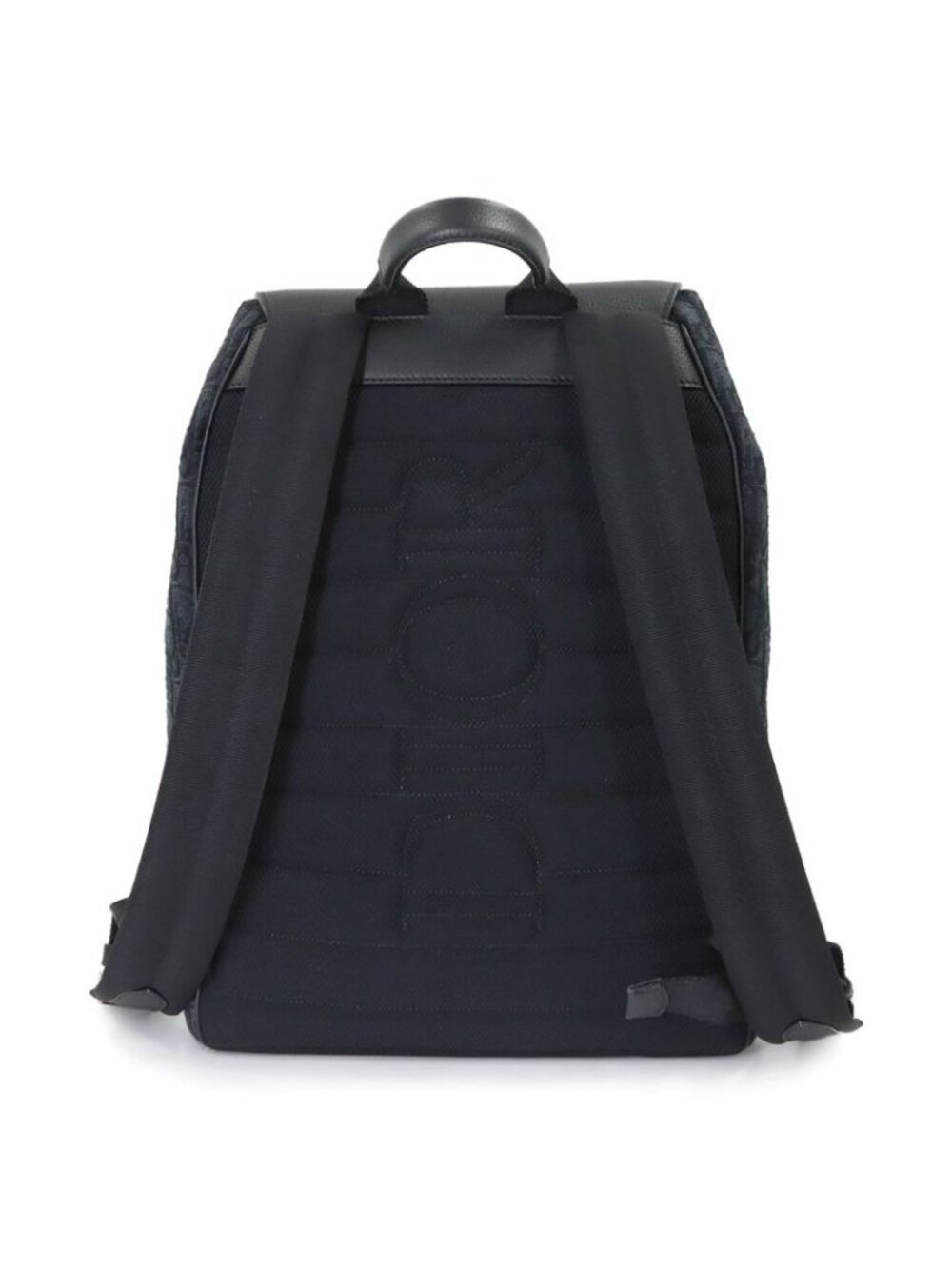 Dior Oblique Backpack Canvas Leather Black - Picture 3 of 10